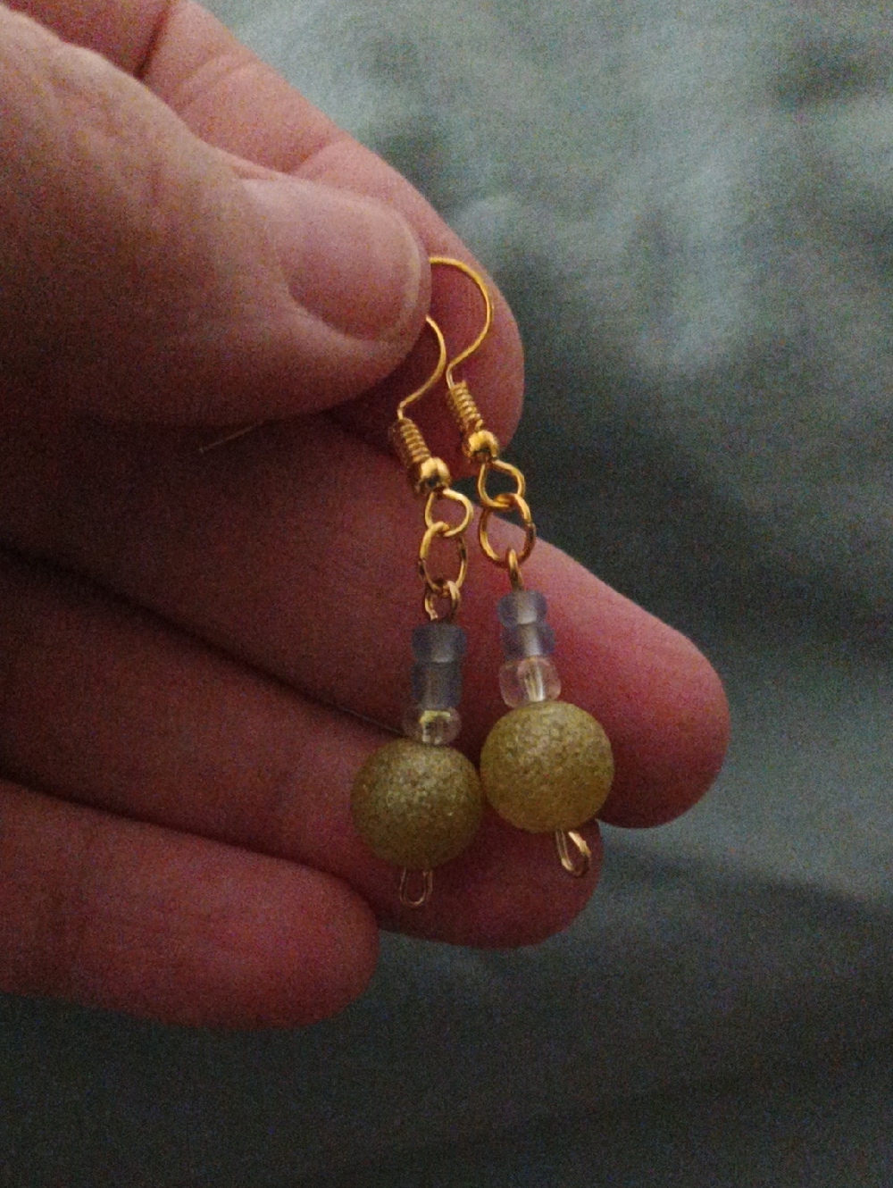 Gold Bead Drop Earrings - Elegant Women’s Jewelry